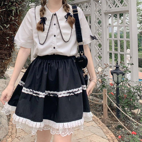 Fluffy Cake Skirt - Skirts for Jirai Kei, gothic & kawaii style | Cute Splikes