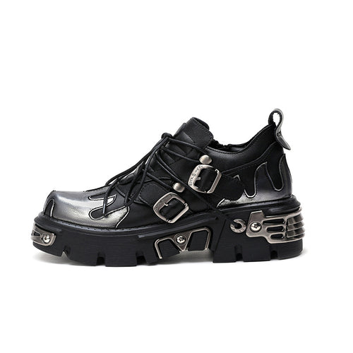 Black Platform Shoes - Shoes & Boots detail view 2 | Cute Splikes
