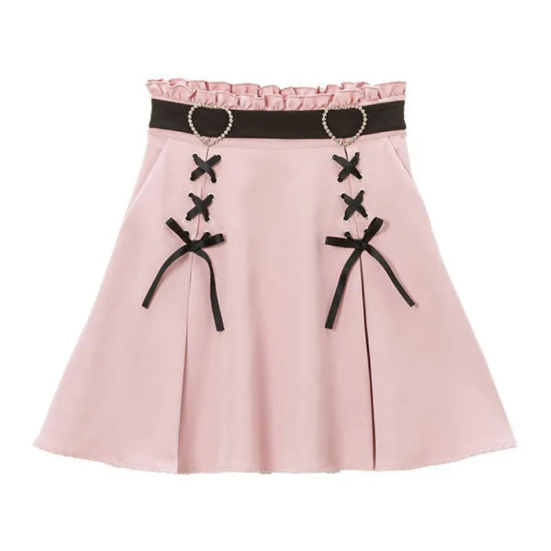 Jirai Kei Pleated Mini Skirt - Skirts detail view 5 | Cute Splikes