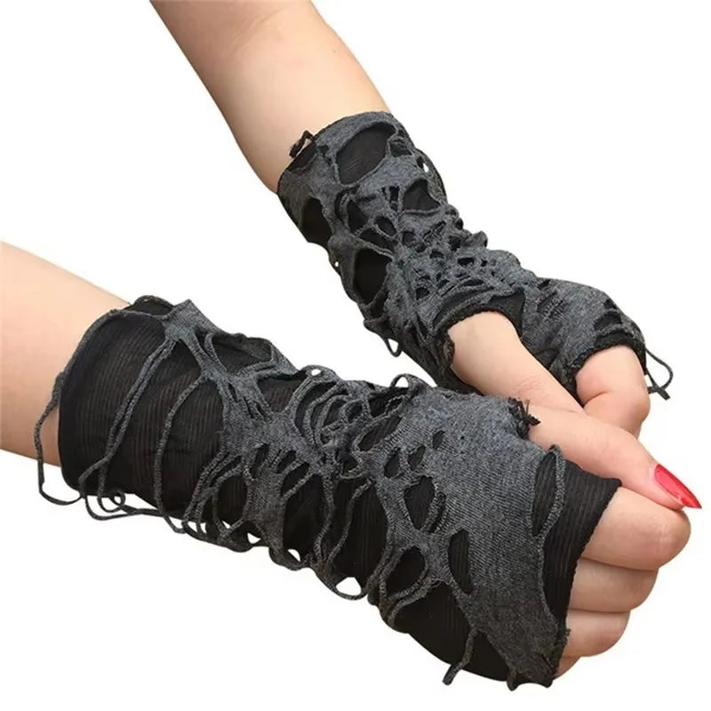 Ripped Punk Arm Warmers