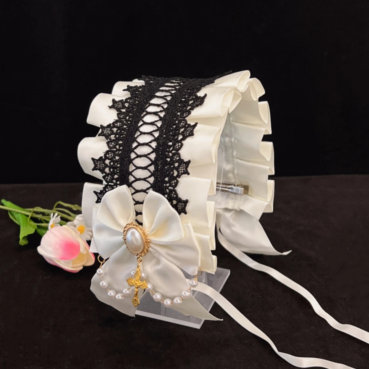 Lolita Lace Headband - Hair Accessories detail view 7 | Cute Splikes
