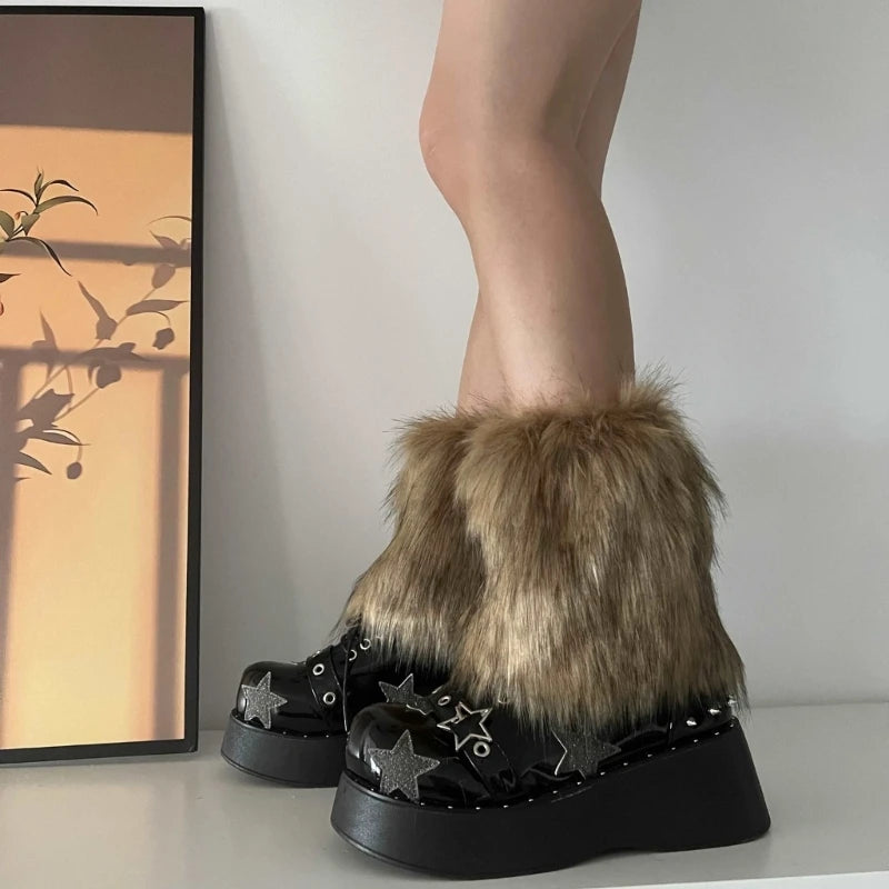Faux Fur Boot Covers