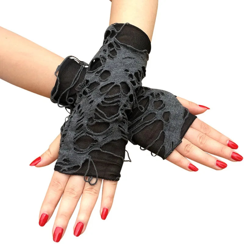 Ripped Punk Arm Warmers