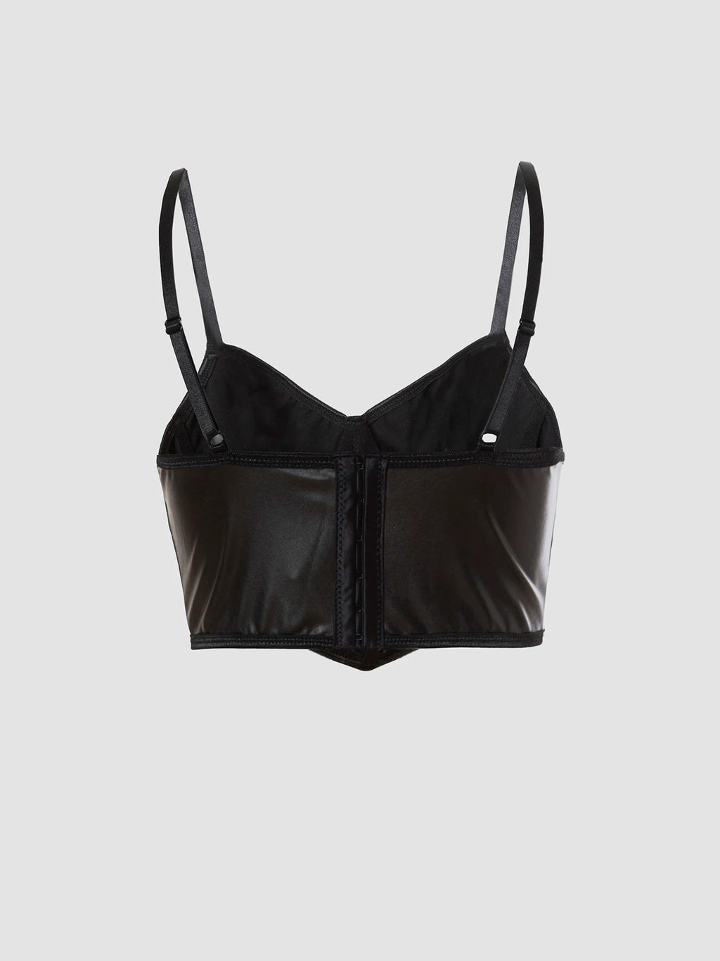 Leather Corset Camisole Top