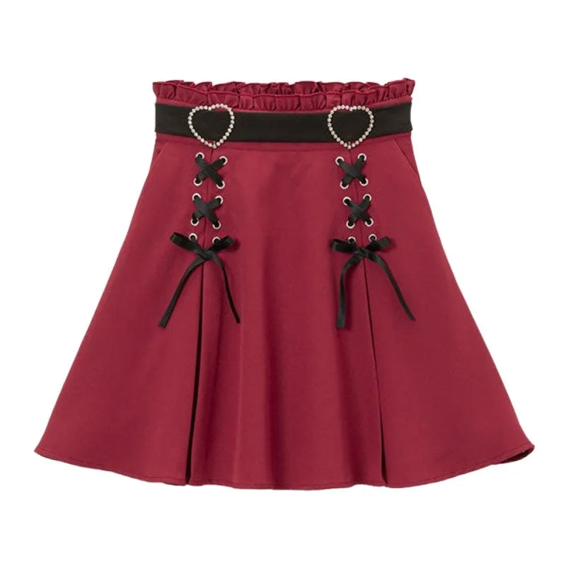 Jirai Kei Pleated Mini Skirt - Skirts detail view 6 | Cute Splikes