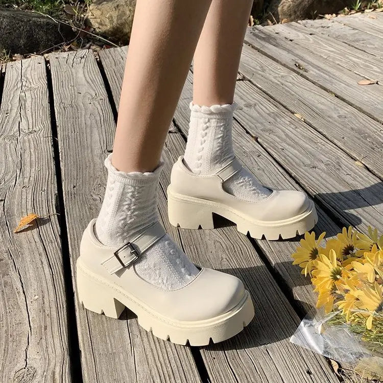 JK Platform Loafer Pumps - Shoes & Boots detail view 9 | Cute Splikes