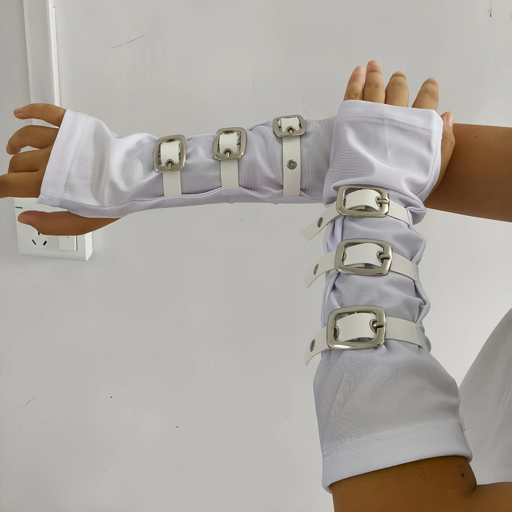 Metal Buckle Arm Sleeves