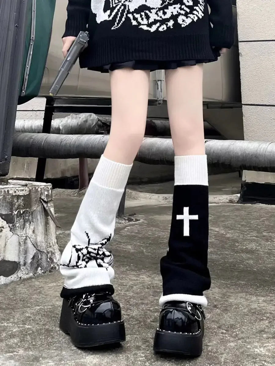 Spider Web Leg Warmers