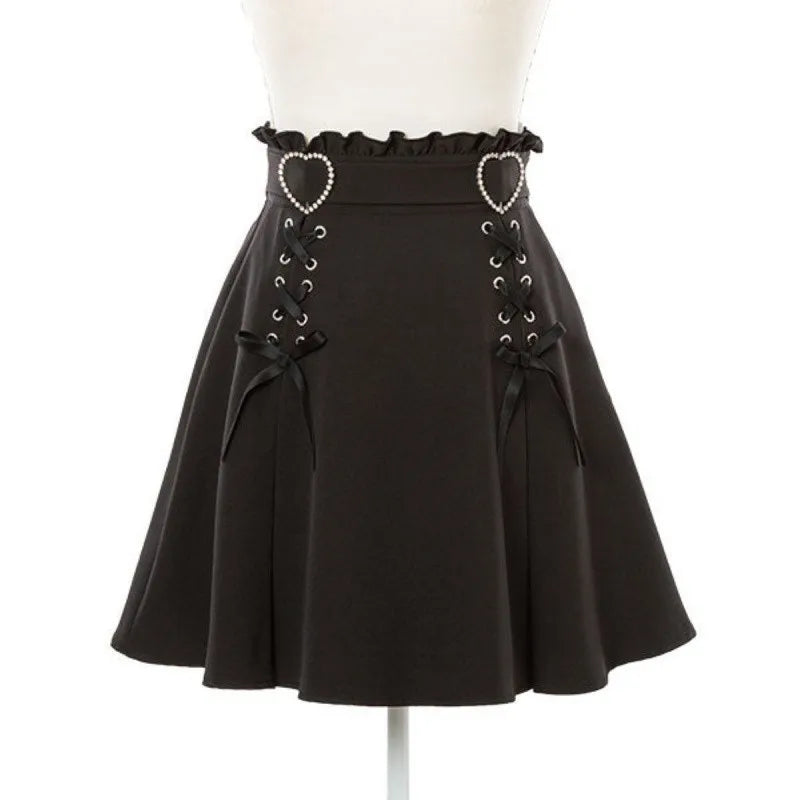 Jirai Kei Pleated Mini Skirt - Skirts detail view 8 | Cute Splikes