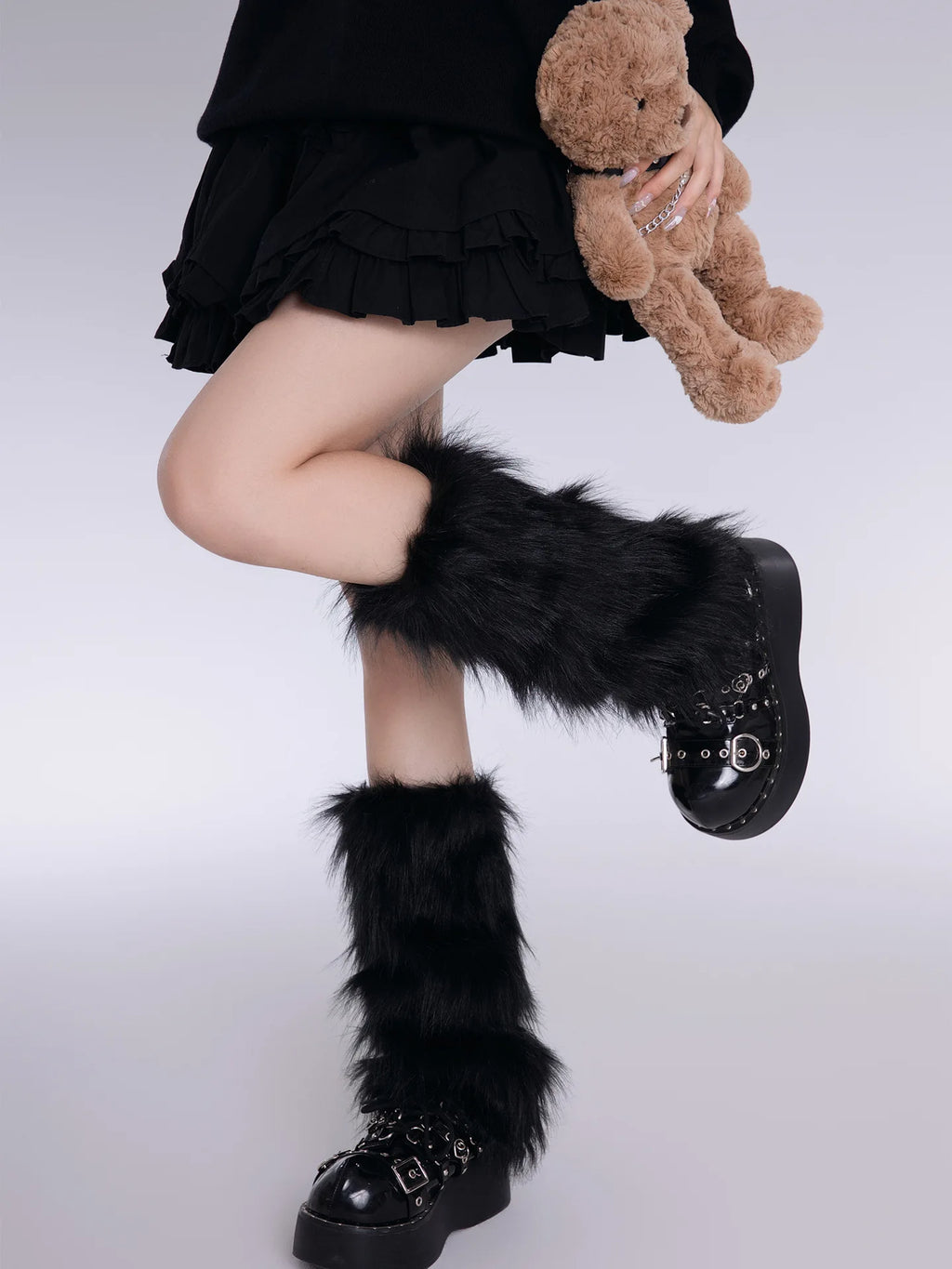 Faux Fur Leg Warmers