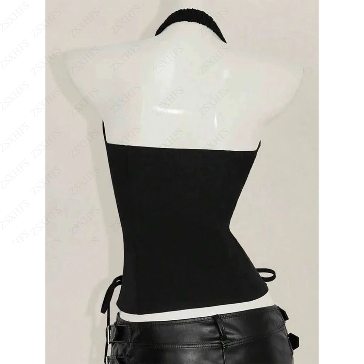 Lace-Up Bandage Crop Top