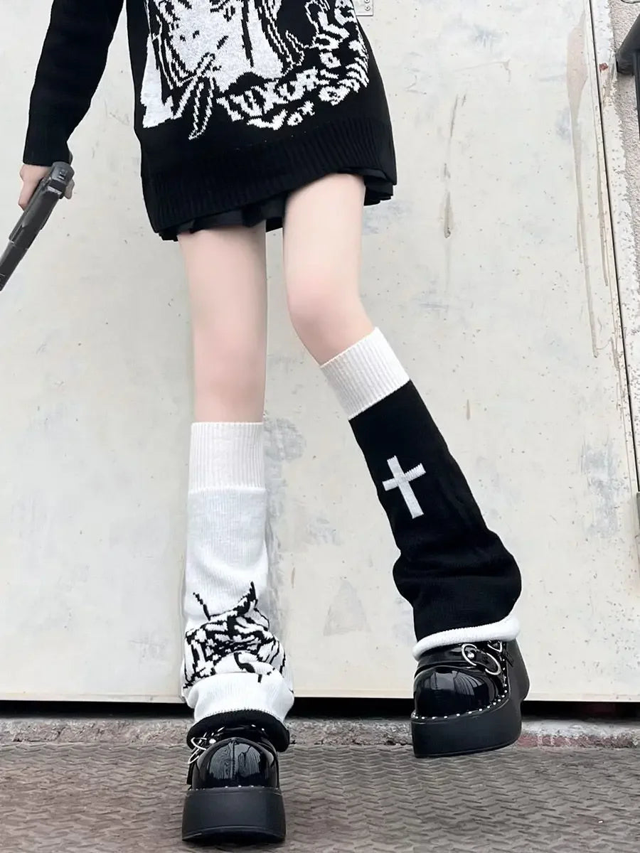 Spider Web Leg Warmers