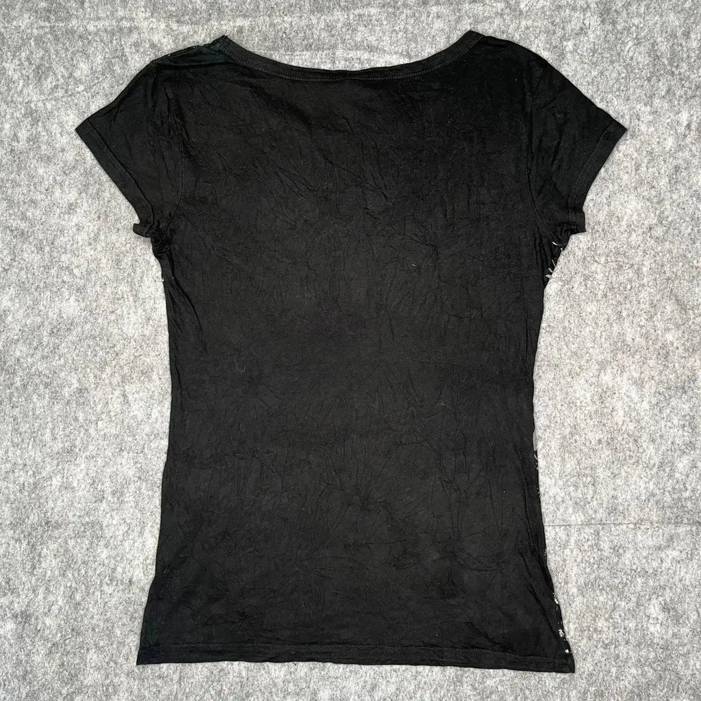 Y2K Grunge Crop Top