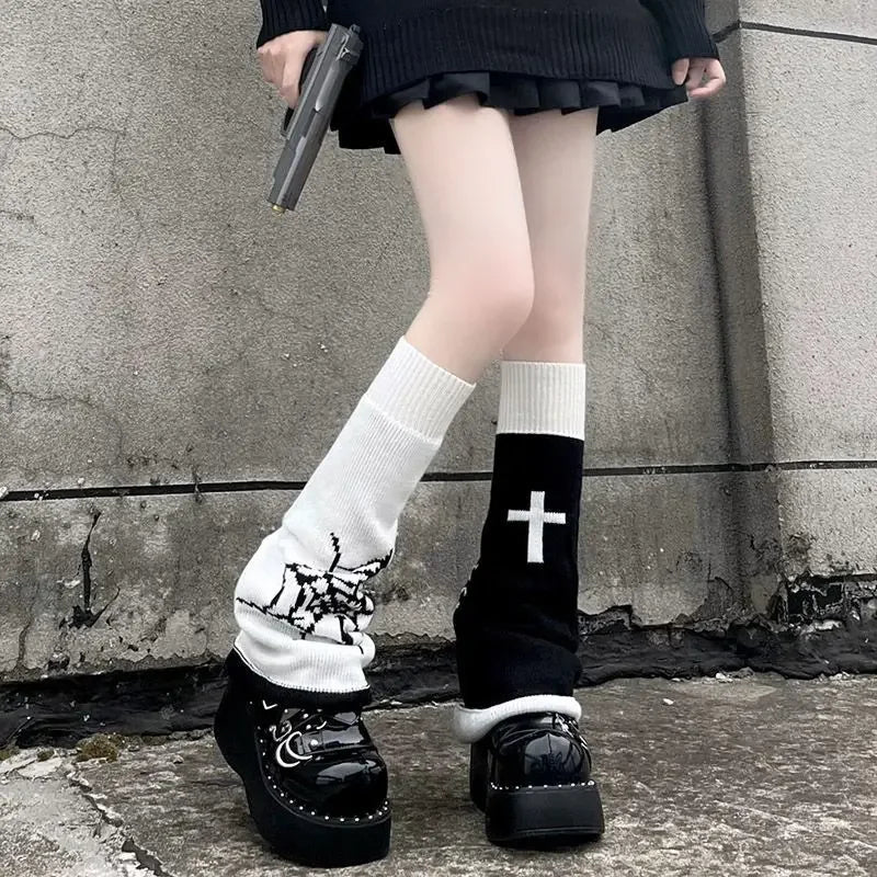 Spider Web Leg Warmers - Leg Warmers & Boot Covers detail view 10 | Cute Splikes