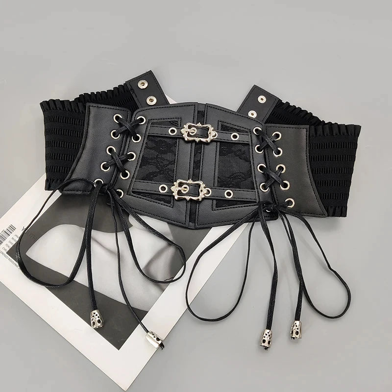 Elastic Lace Corset Belt