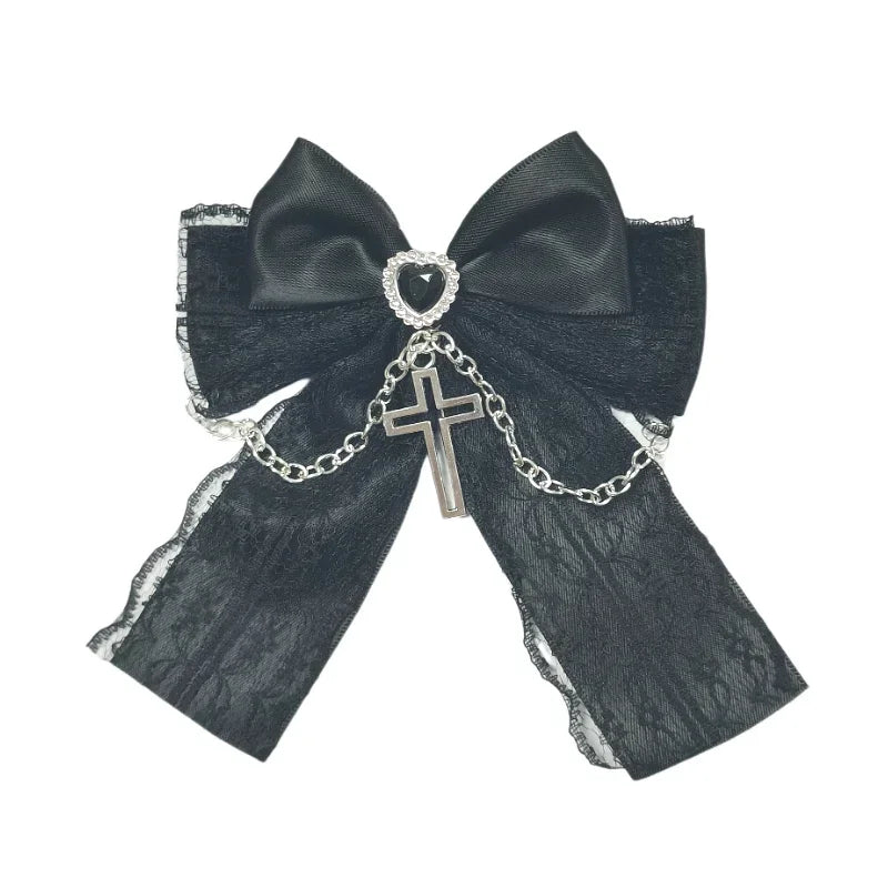 Jirai Kei Bow Hair Clips - Hair Accessories detail view 7 | Cute Splikes