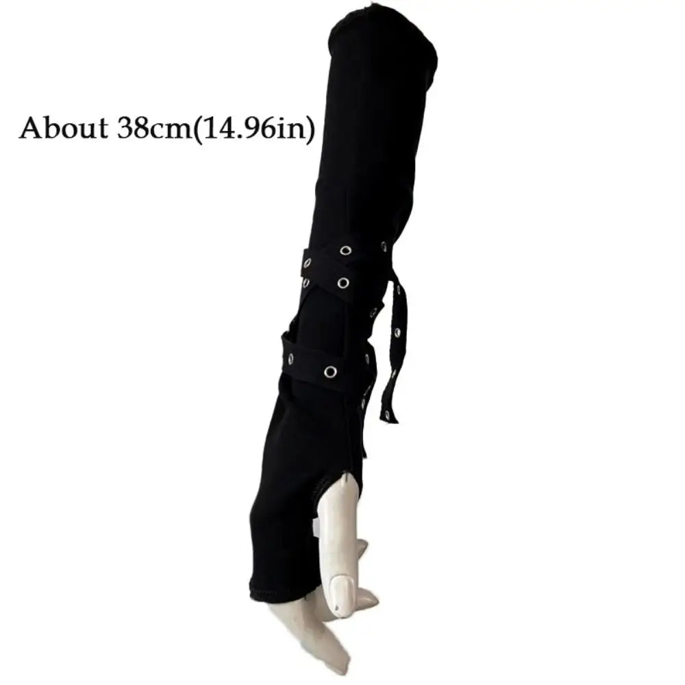 Buckle Fingerless Arm Warmers