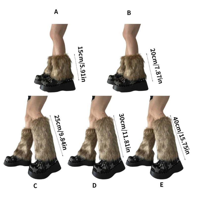 Faux Fur Boot Covers