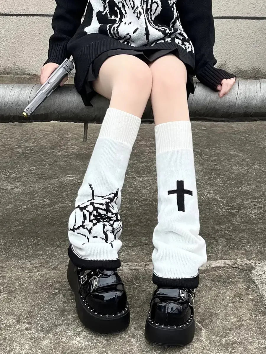 Spider Web Leg Warmers