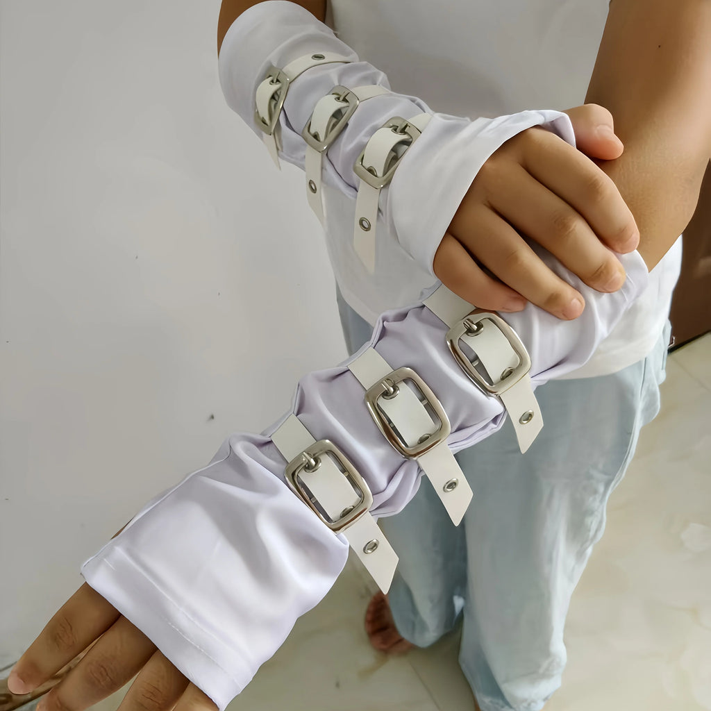 Metal Buckle Arm Sleeves
