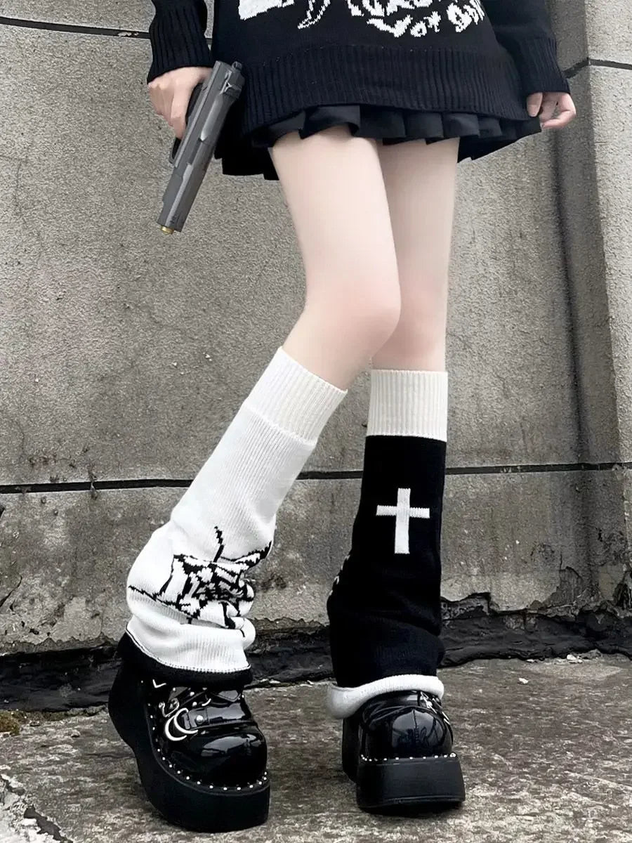 Spider Web Leg Warmers