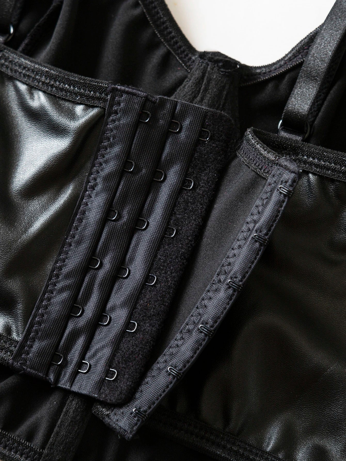 Leather Corset Camisole Top